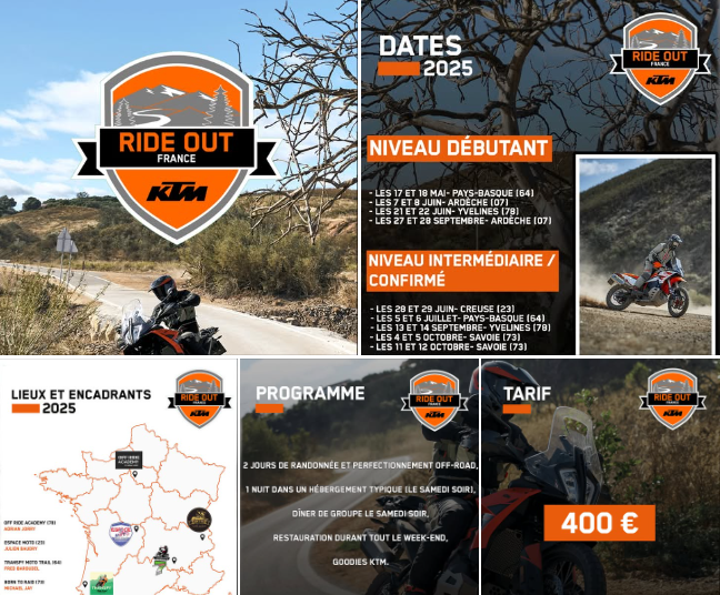 KTM renouvelle ses Journées KTM RIDE en 2025